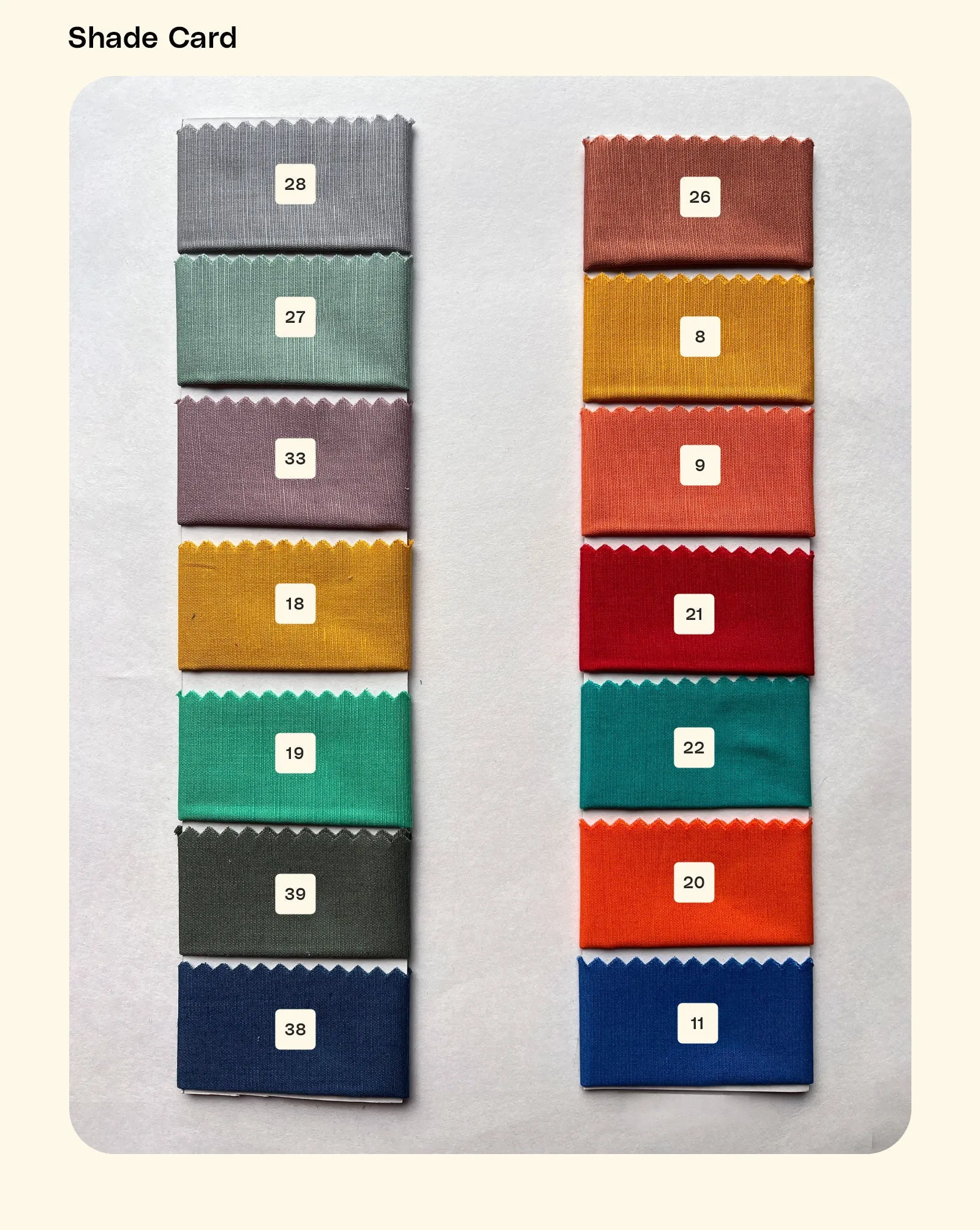 50s Double Sided Cotton Slub Fabric 58"