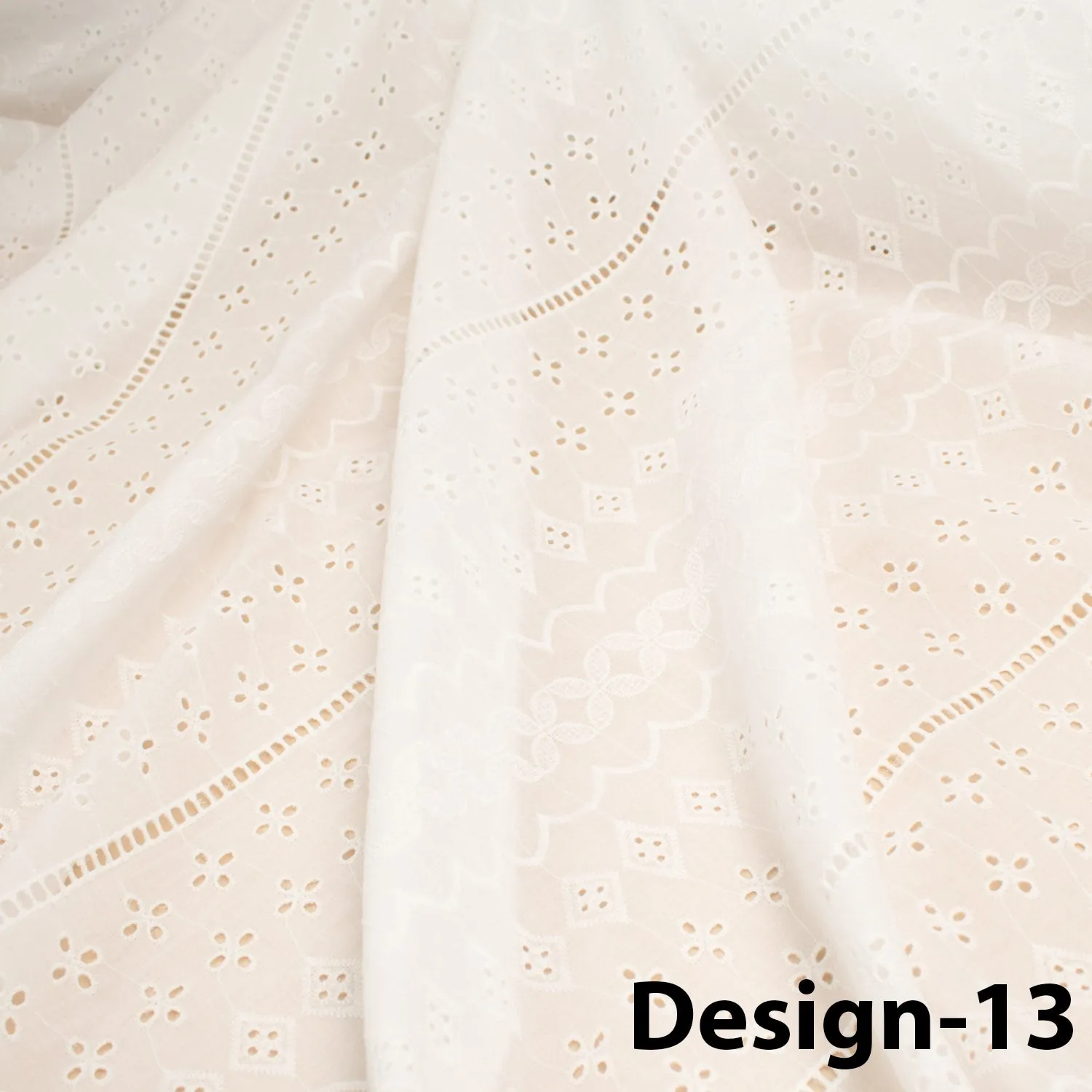 Broderie Anglaise 100% Cotton Embroidery