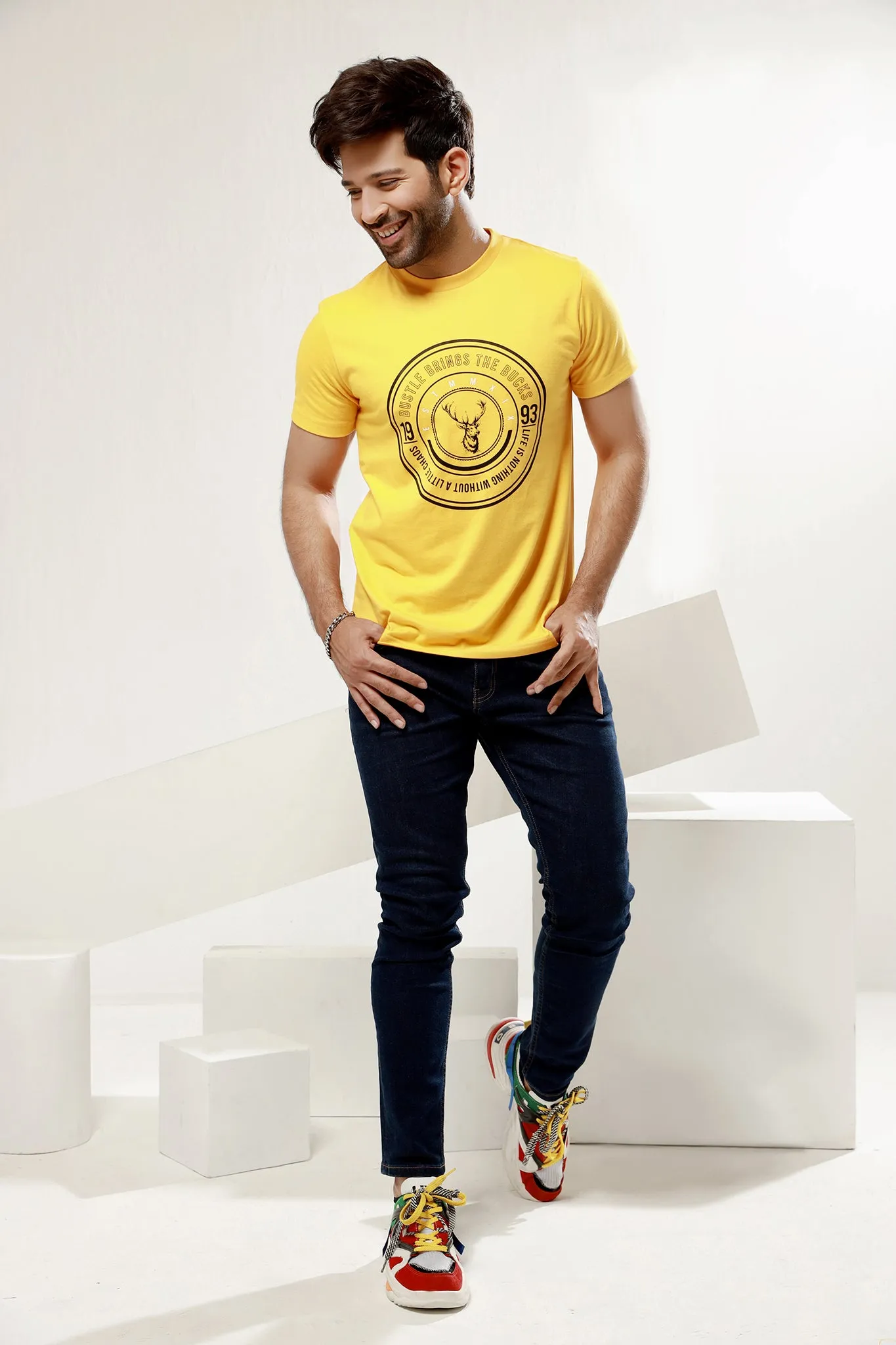 Bustle Yellow T-Shirt - P21 - MT0014R