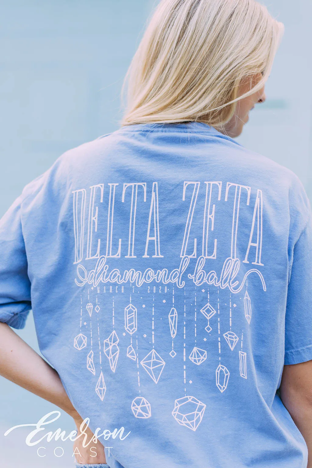 Delta Zeta Diamond Ball Formal T-shirt