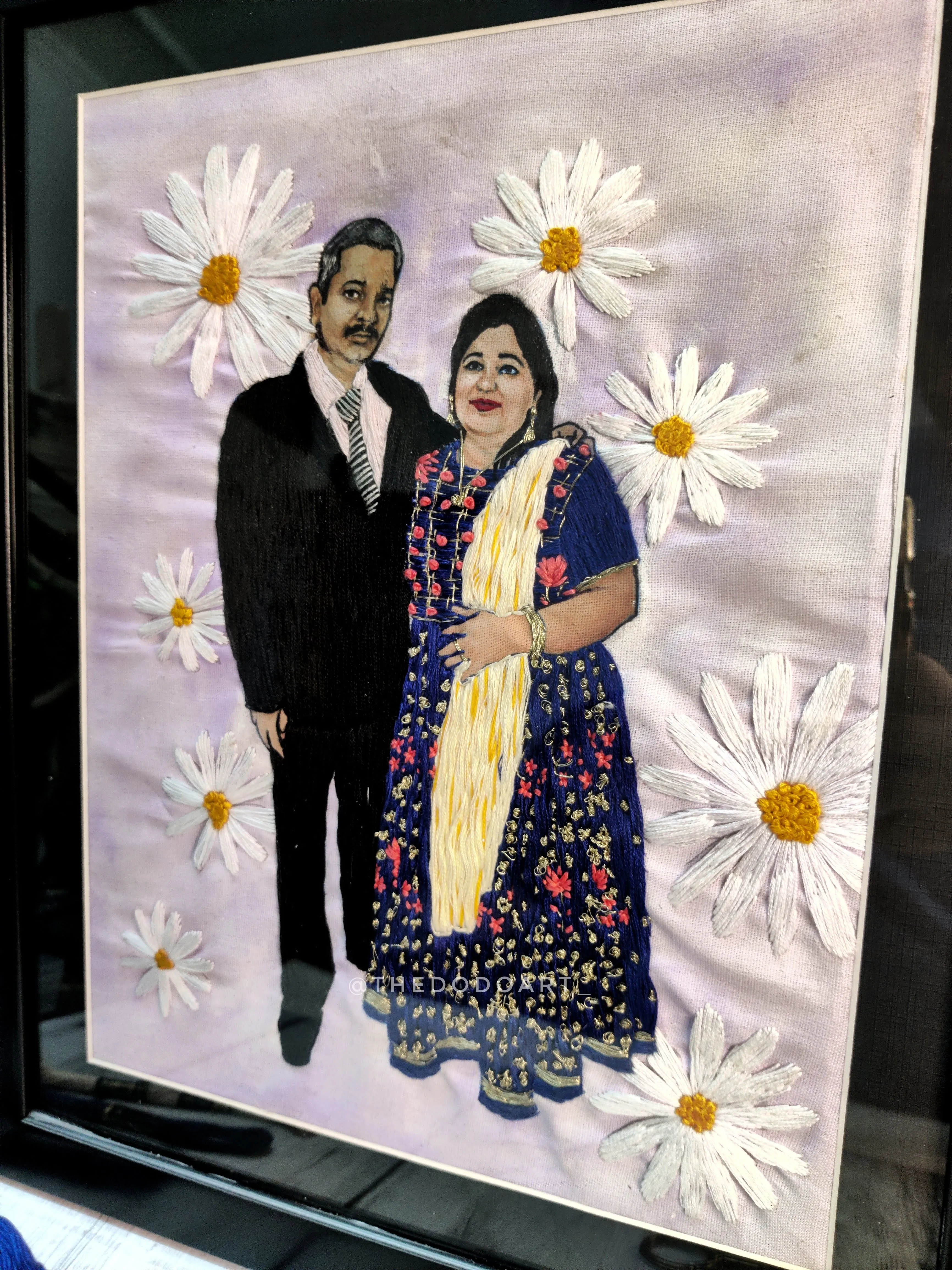 Embroidery Portrait Frame