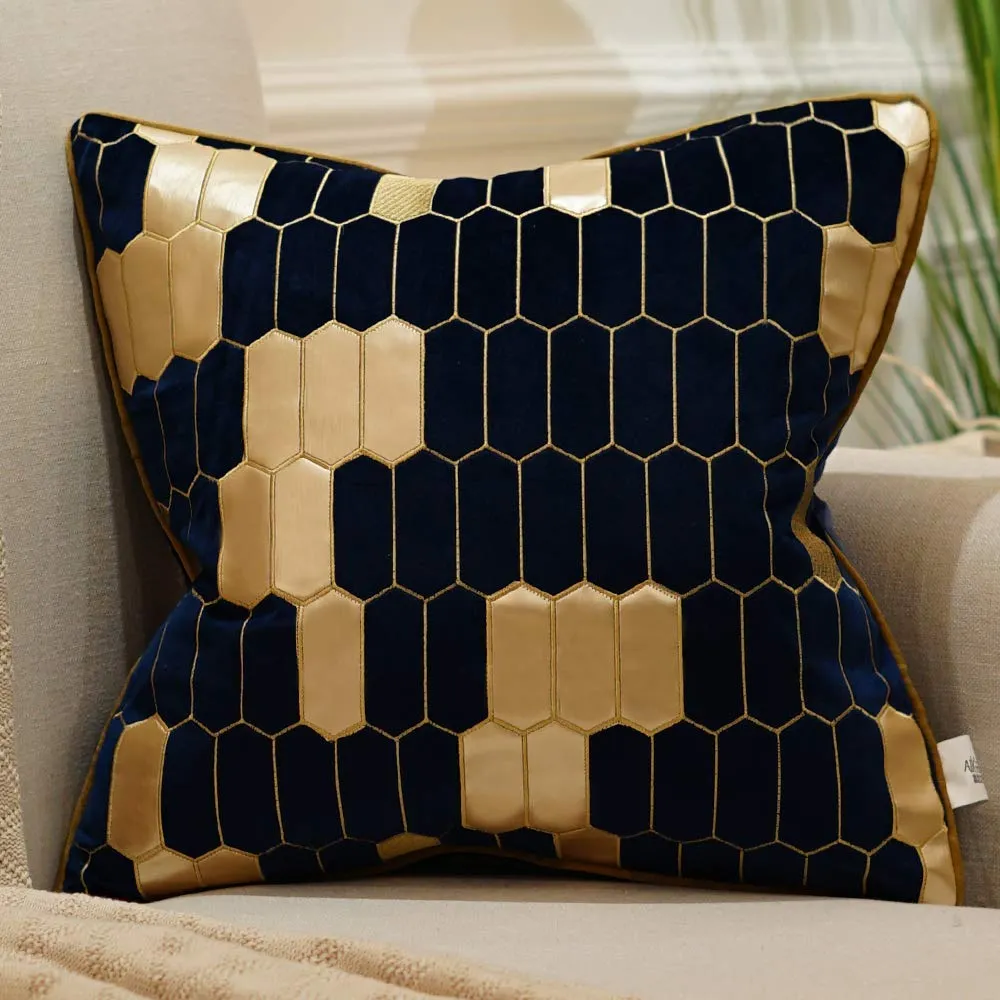Embroidery Velvet Luxury European Pillow Case