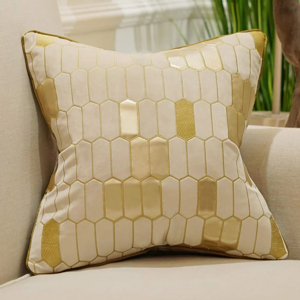 Embroidery Velvet Luxury European Pillow Case