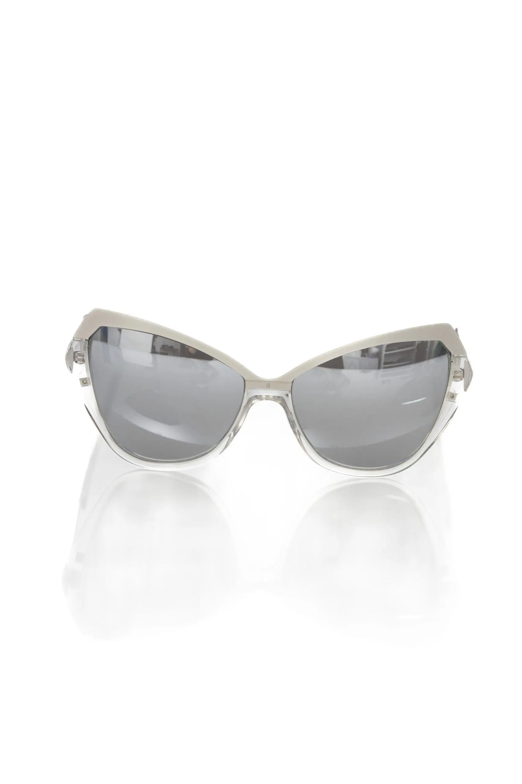 Frankie Morello Gray Acetate Sunglasses