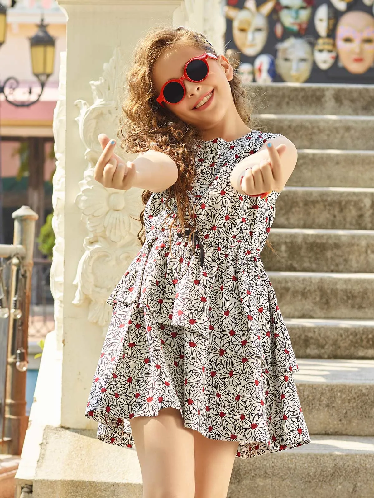 Girl's White Frock - EGTFW19S-130
