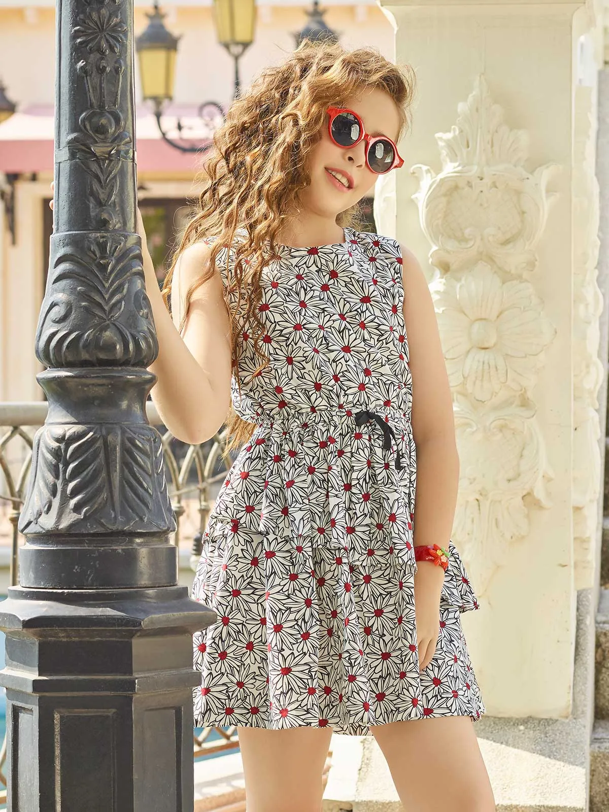 Girl's White Frock - EGTFW19S-130