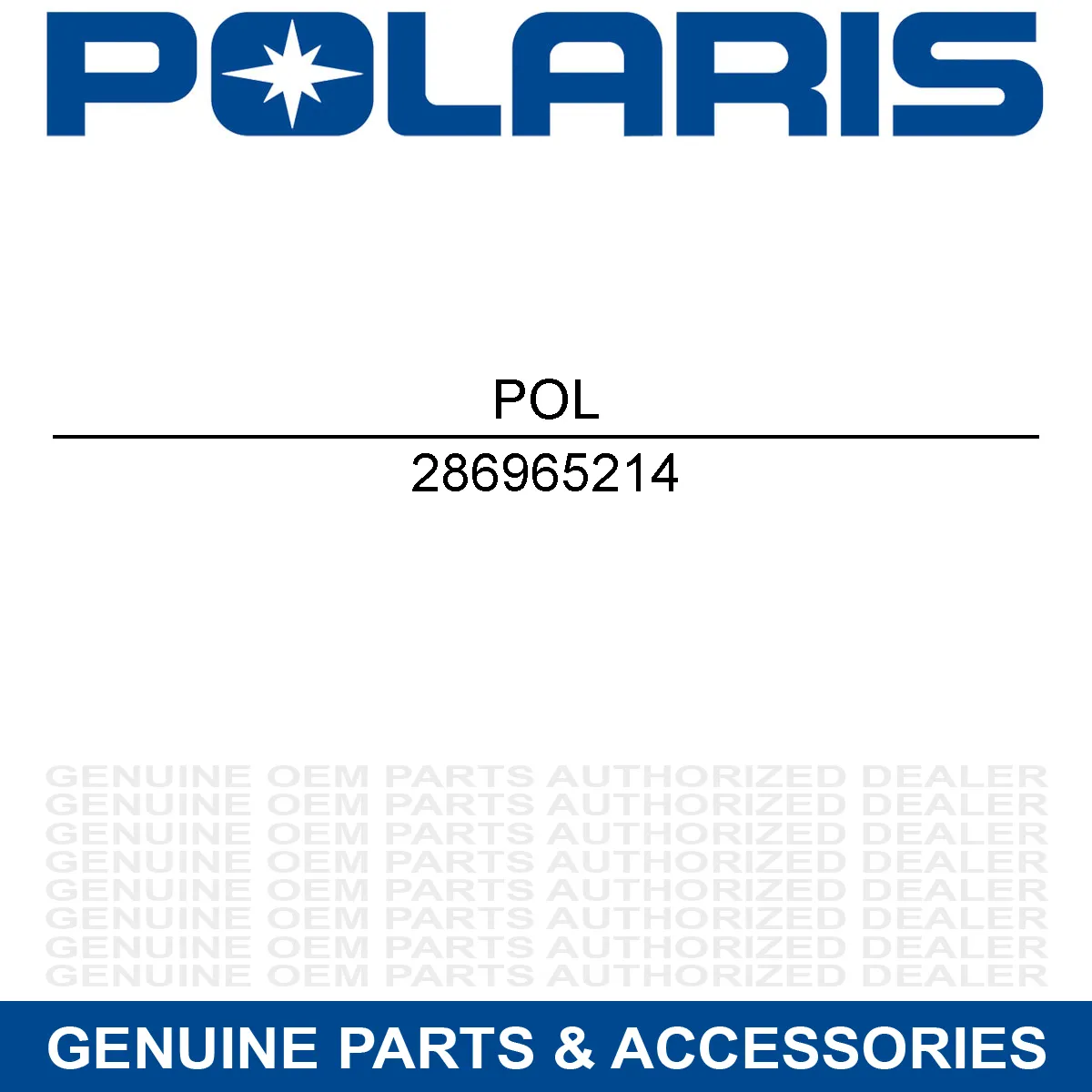 Indian 286965214 Genuine OEM Polaris Part