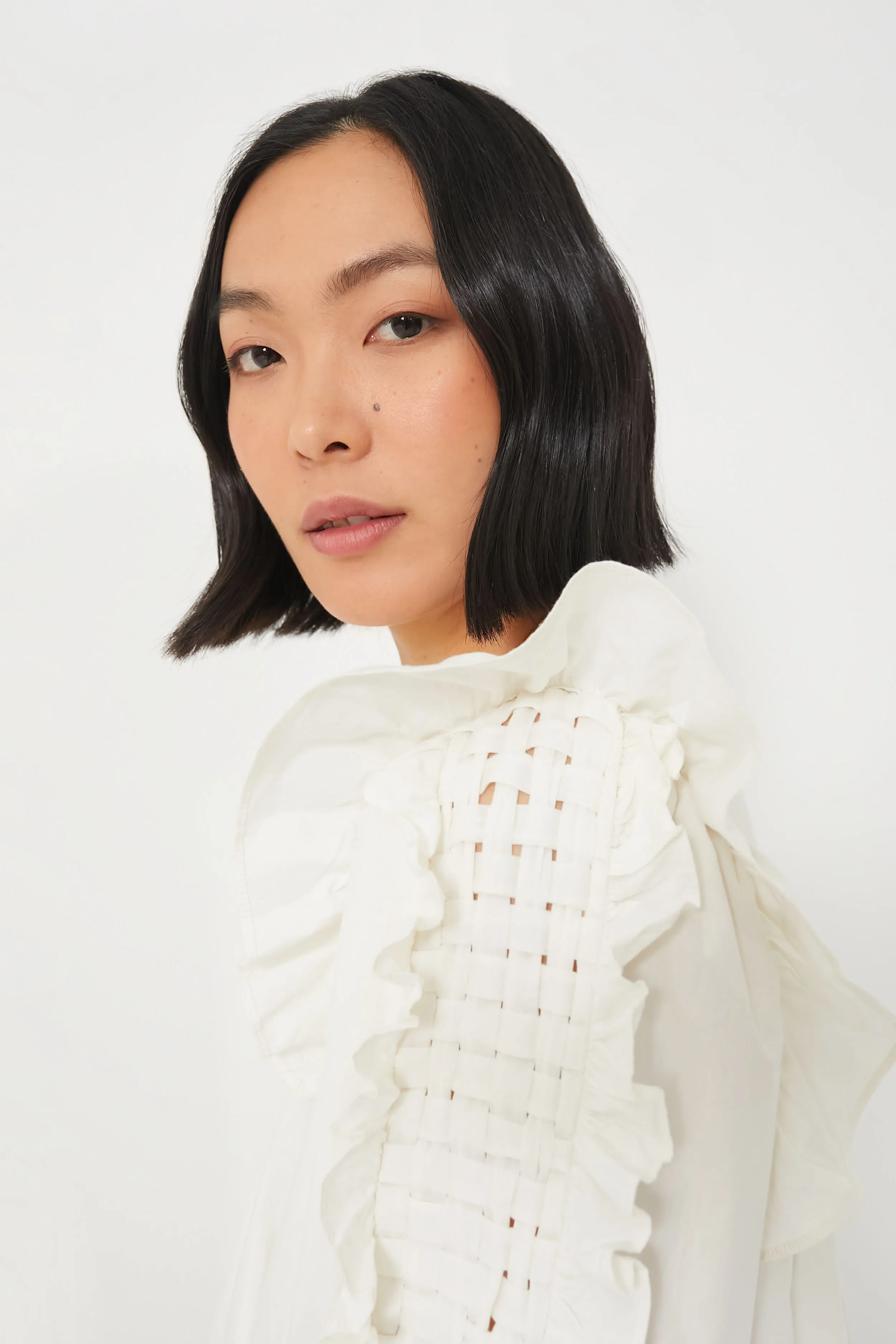 Ivory Anabelle Mini Dress