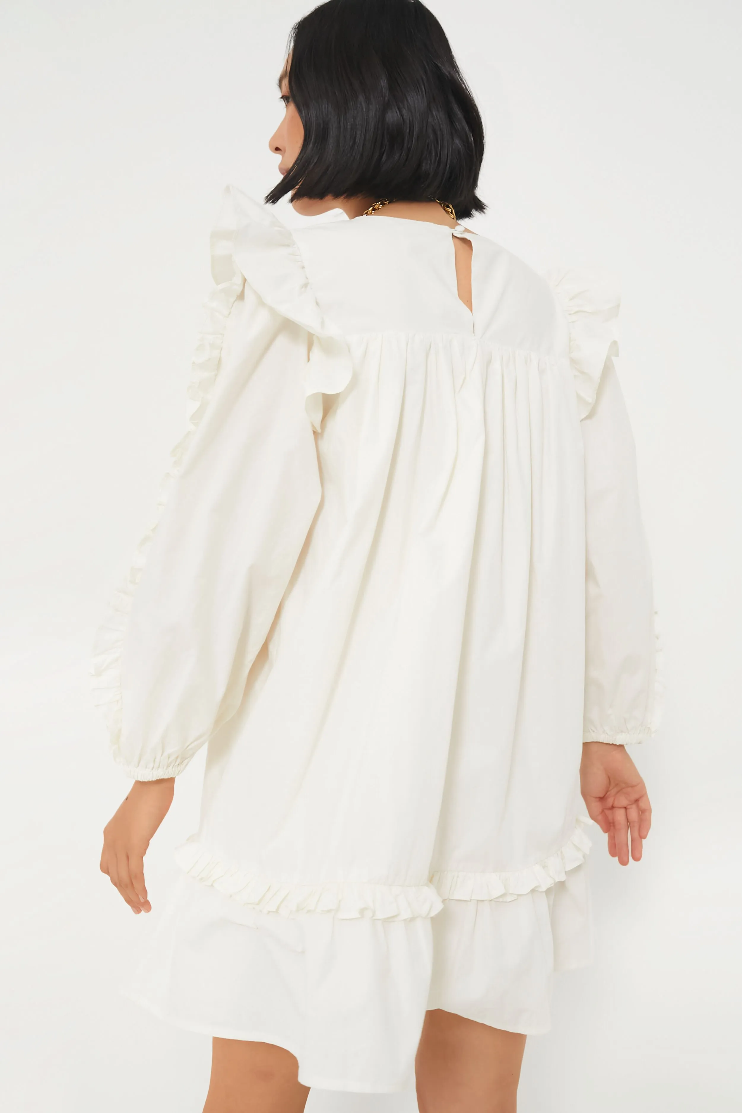 Ivory Anabelle Mini Dress