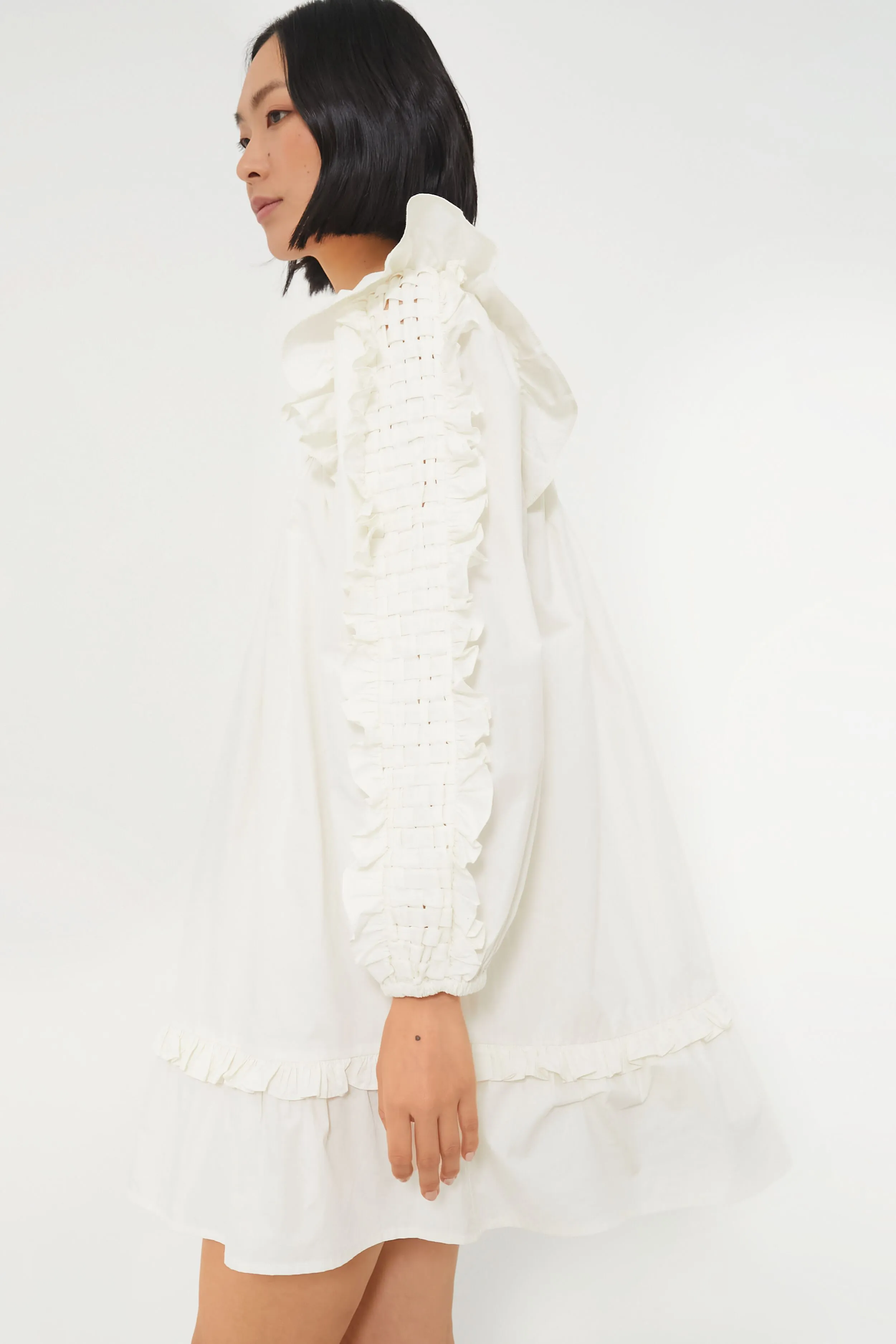 Ivory Anabelle Mini Dress