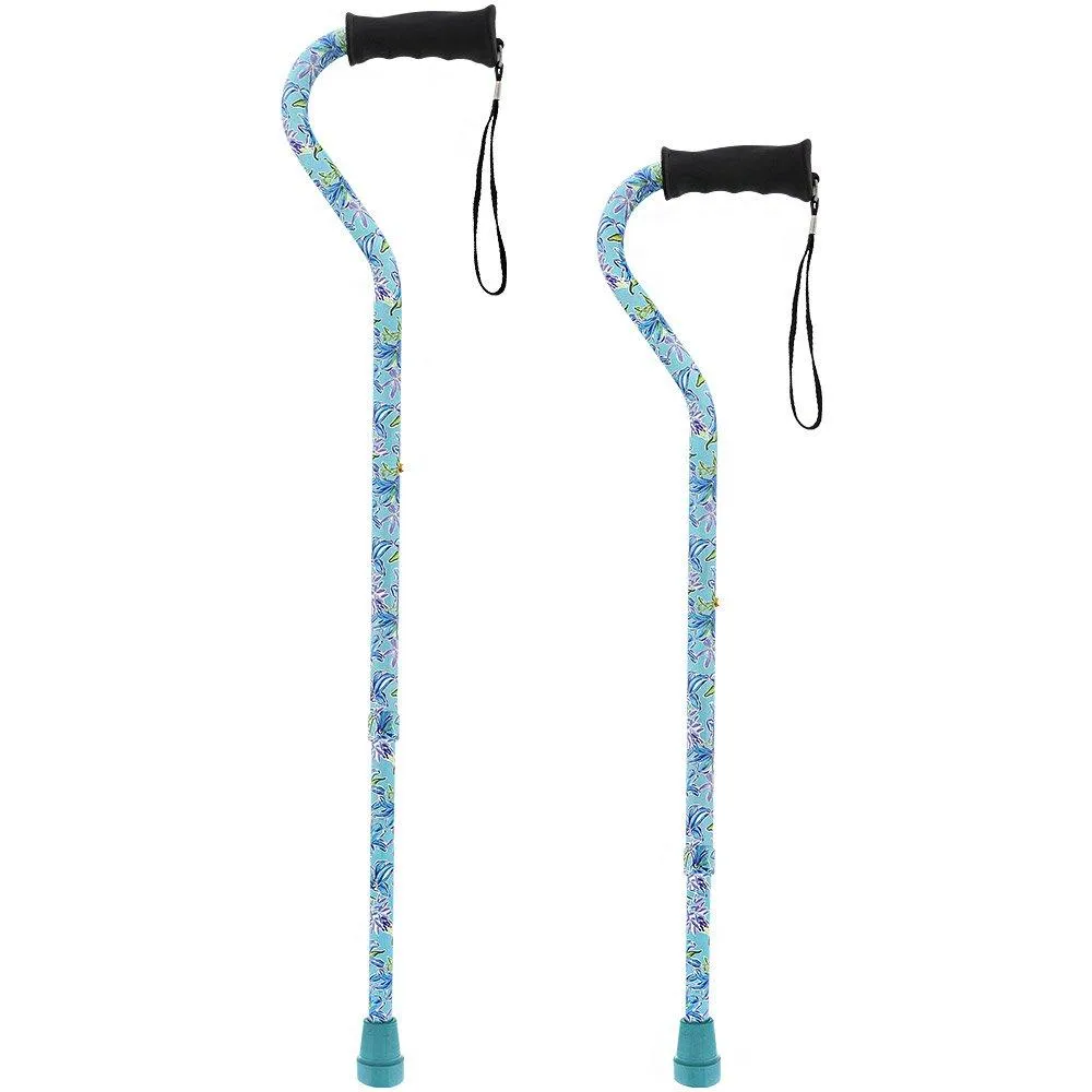 Light Blue Vivienne May Offset Cane