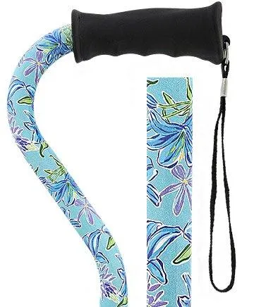 Light Blue Vivienne May Offset Cane