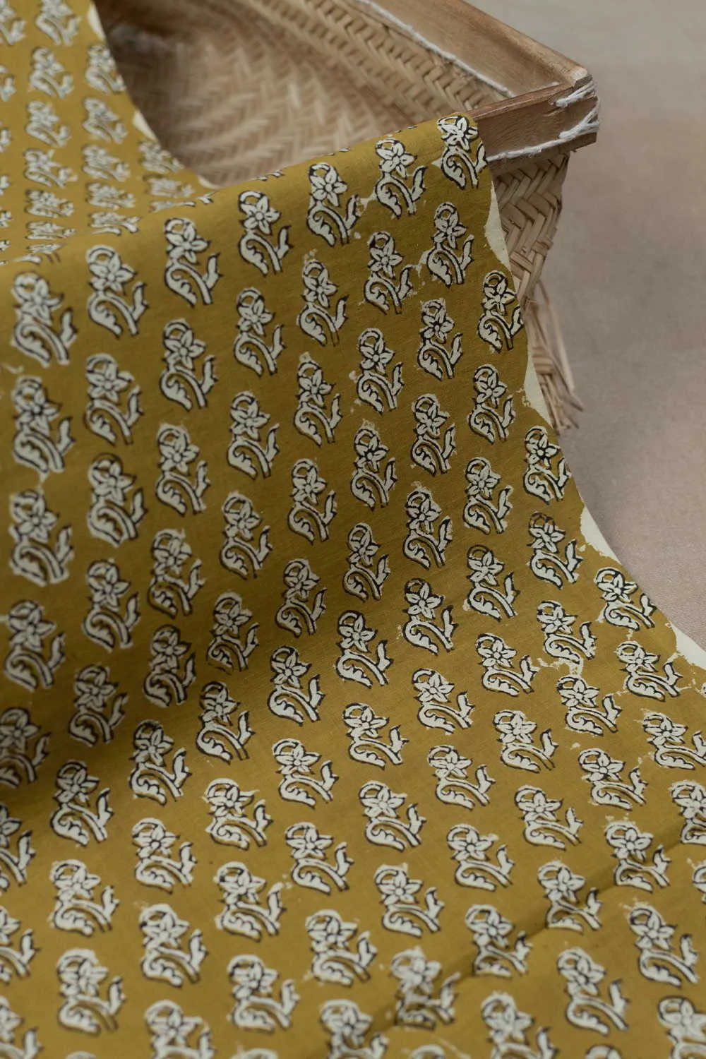 Little Florets Bagru Cotton Fabric
