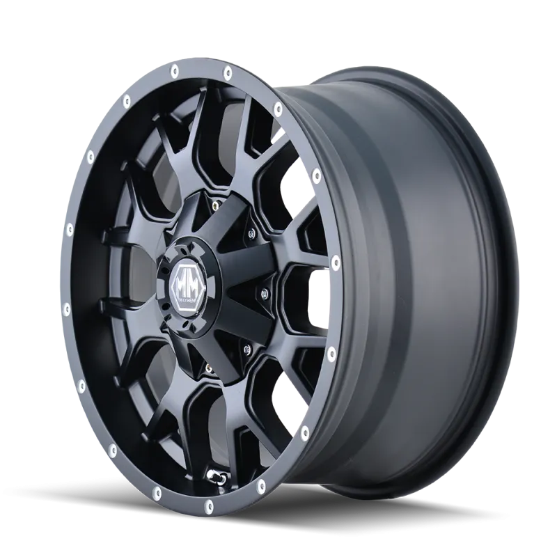 Mayhem Warrior 8015 Series Matte Black Wheels 8015-2937MB18
