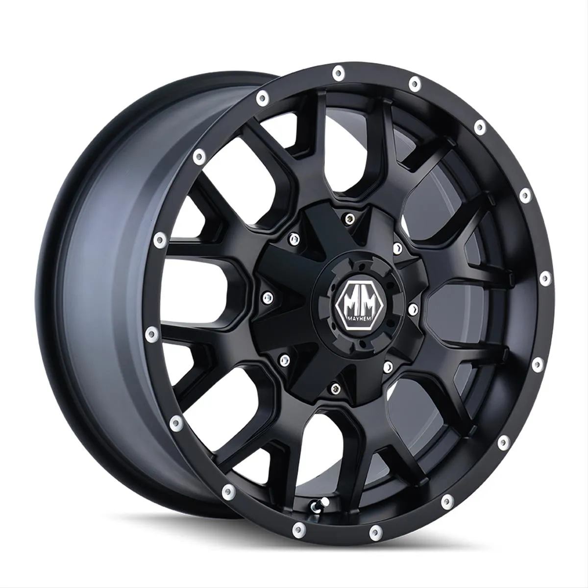 Mayhem Warrior 8015 Series Matte Black Wheels 8015-8978MB