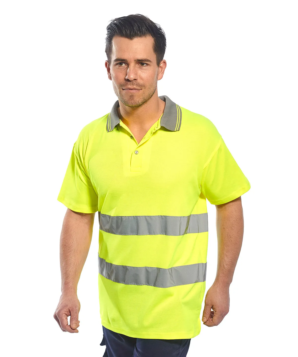 Orange - Cotton Comfort polo shirt (S171)