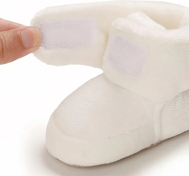outfit spring Baby, Newborn Non-Slip Soft Sole Winter Shoes Sock Shoes Cute Adjustable Crawling Shoes for Girls Boys Toddler 0-18 Months