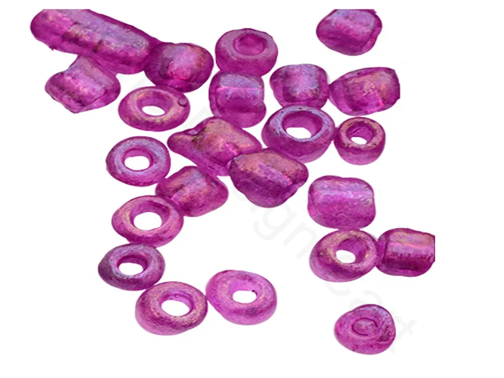 Purple Dyed Glass Seed Beads