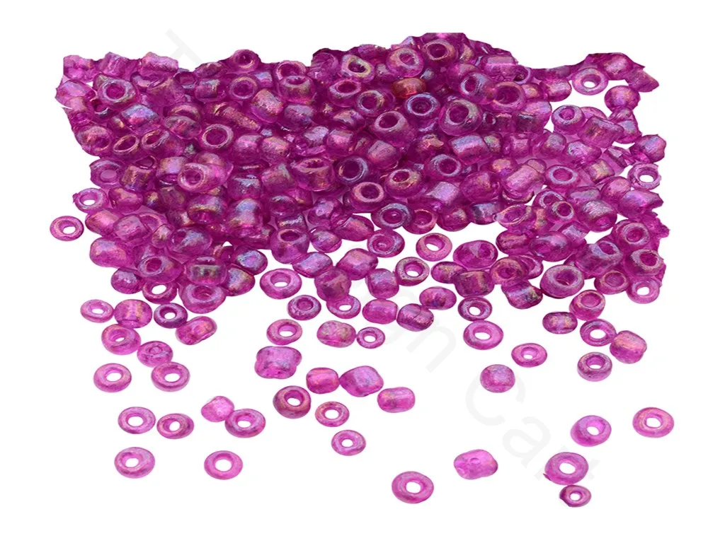 Purple Dyed Glass Seed Beads