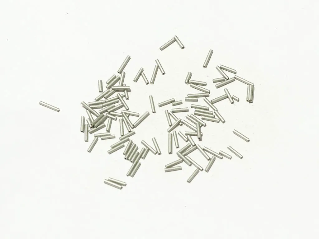 Silver Pipe / Bugle Glass Seed Beads (Wholesale)