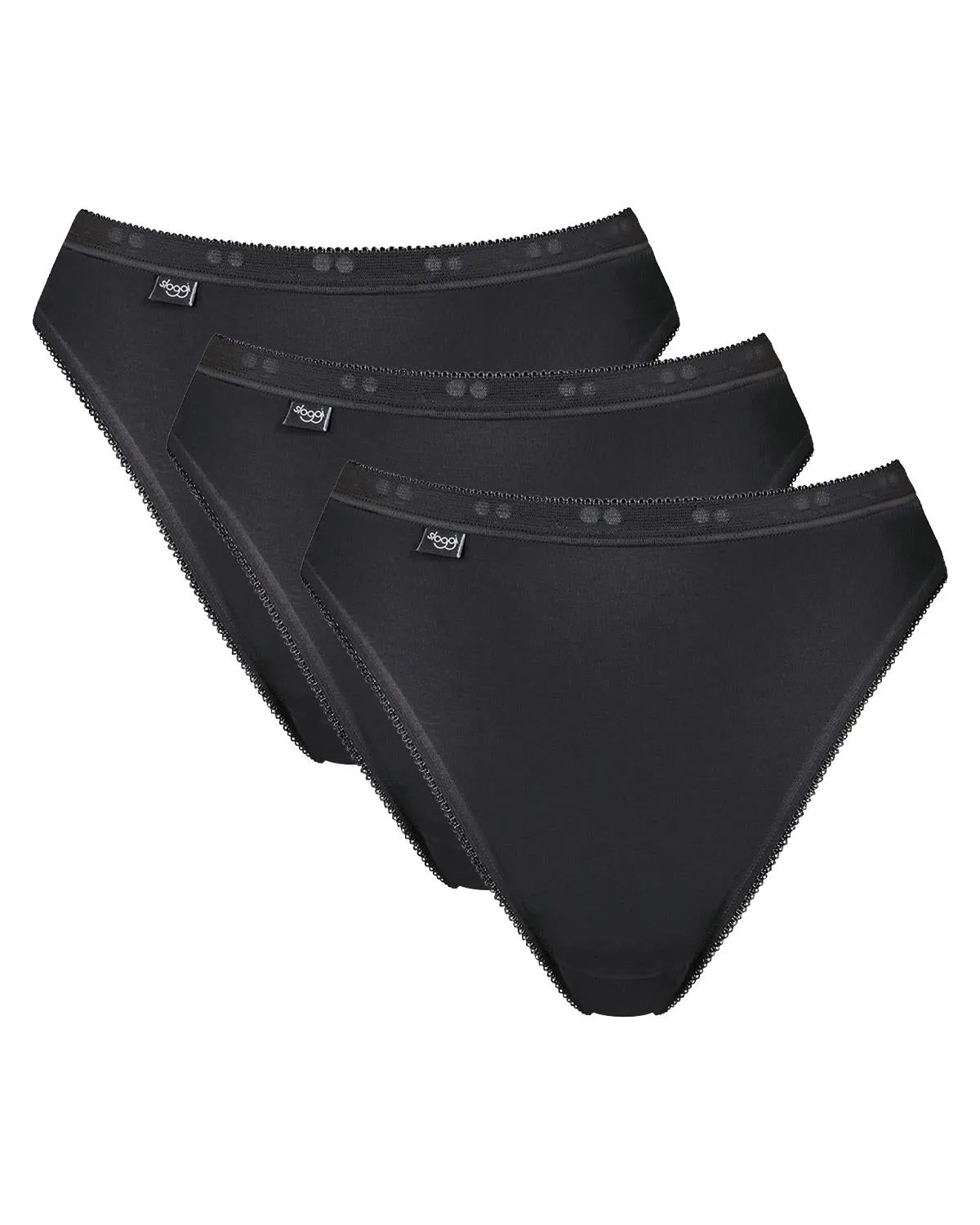 Sloggi Womens 3 Pack Basic  Cotton Tai Brief