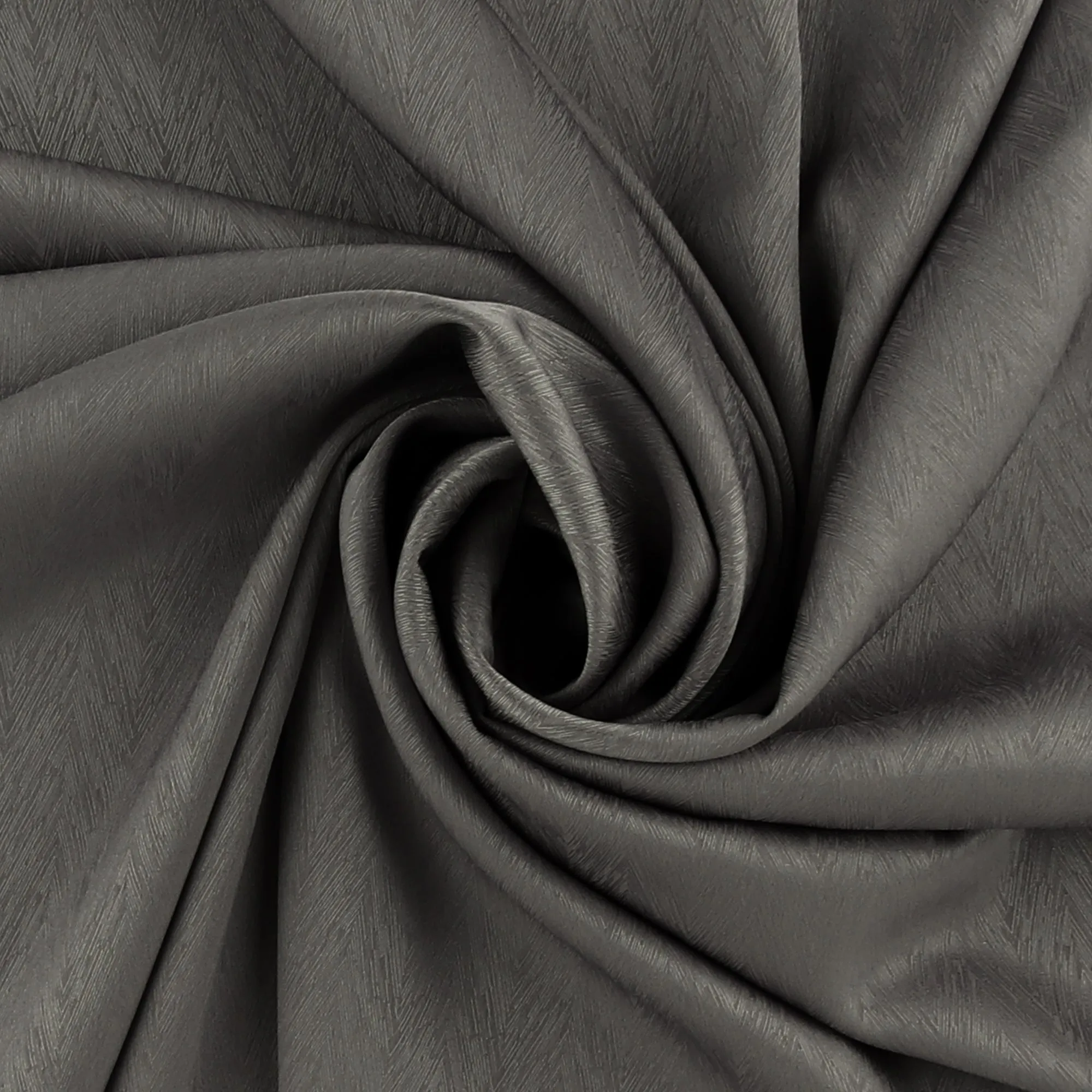 Stretch Satin Jacquard - LUNA - 001 - Grey