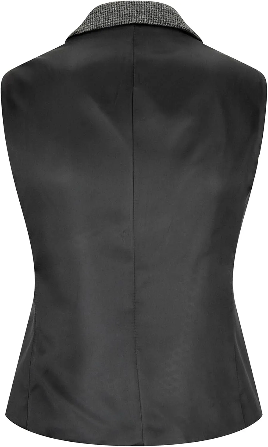 TruClothing Women Tweed Waistcoat Herringbone Wool Classic Vest Vintage 1920s Peaky Gatsby