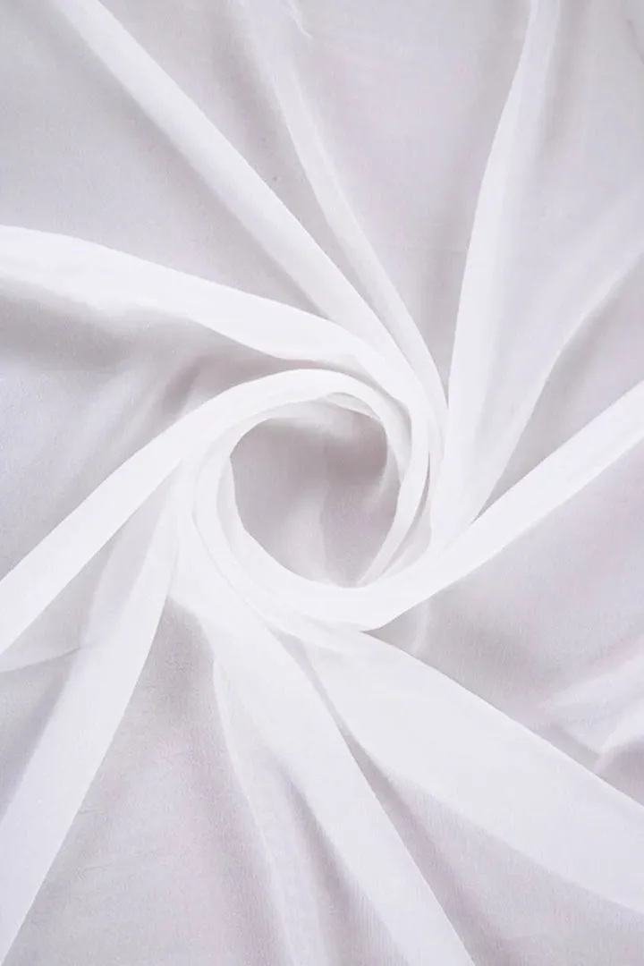 White Dyeable Natural Bellbee Crepe