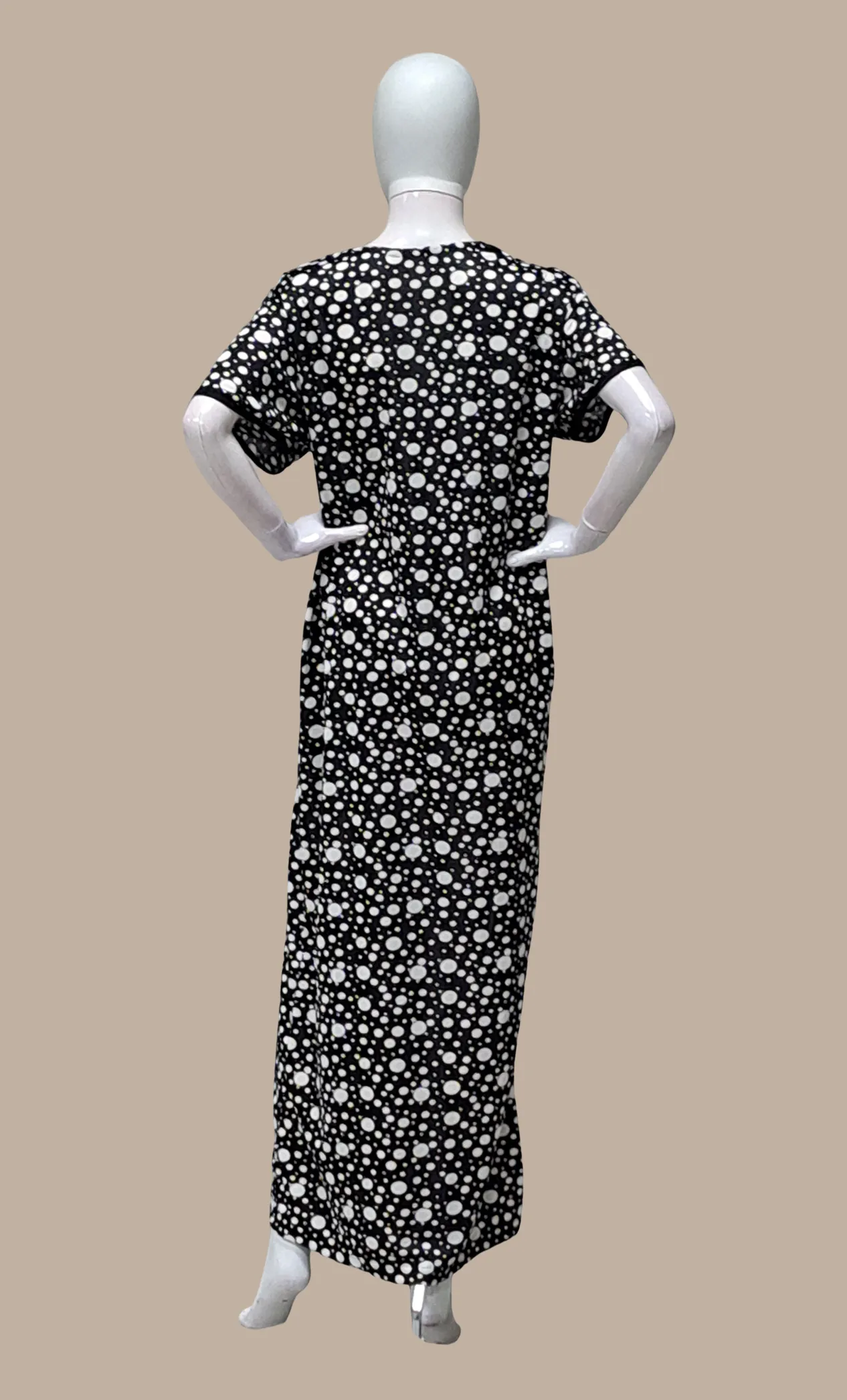 White Printed Kaftan