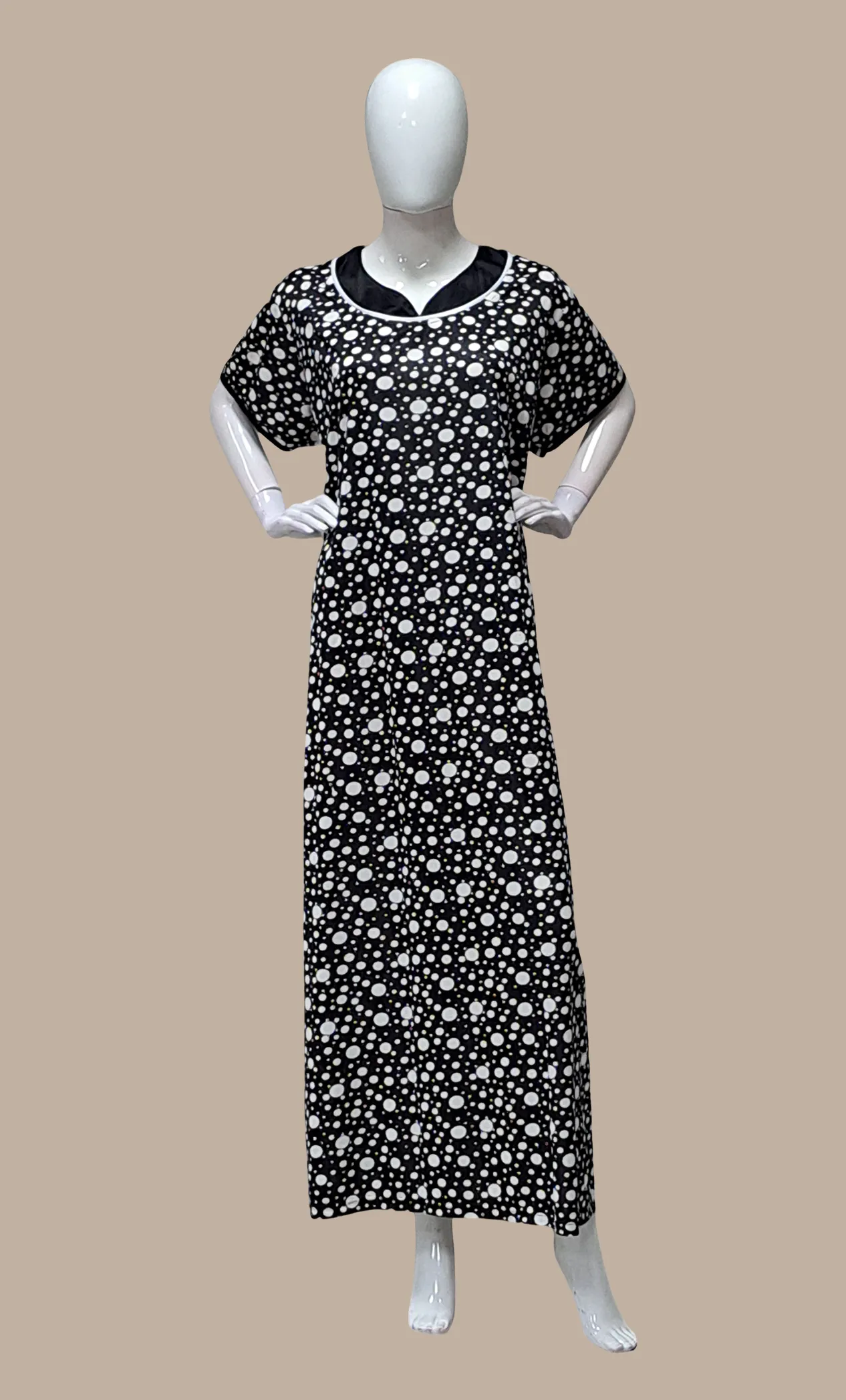 White Printed Kaftan